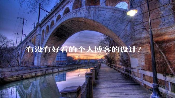 有没有好看的个人博客的设计？